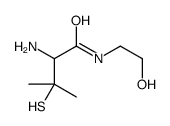2-amino-N-(2-hydroxyethyl)-3-methyl-3-sulfanylbutanamide Structure