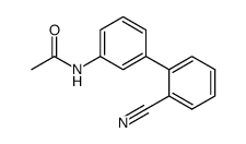 N-(2'-cyano-[1,1'-biphenyl]-3-yl)acetamide结构式