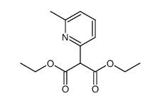 2-(6-methylpyridin-2-yl)malonic acid diethyl ester Structure