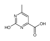 4-Pyrimidinecarboxylicacid,1,2-dihydro-6-methyl-2-oxo-(9CI)结构式