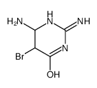 2,4-diamino-5-bromo-4,5-dihydro-1H-pyrimidin-6-one结构式