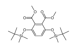 dimethyl 3,6-bis<(tert-butyldimethylsilyl)oxy>phthalate结构式