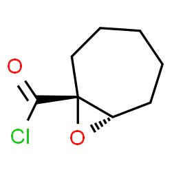 8-Oxabicyclo[5.1.0]octane-1-carbonyl chloride, cis- (9CI) Structure