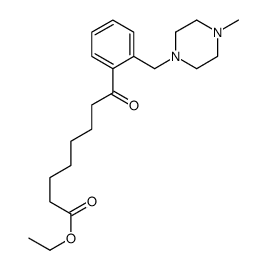 ETHYL 8-[2-(4-METHYLPIPERAZINOMETHYL)PHENYL]-8-OXOOCTANOATE structure