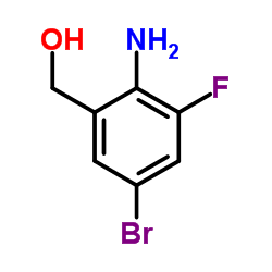 (2-Amino-5-bromo-3-fluorophenyl)methanol结构式