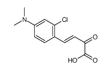 2-Oxo-4-[2-chloro-4-(dimethylamino)phenyl]-3-butenoic acid Structure
