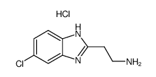 2-(5-chloro-1h-benzoimidazol-2-yl)-ethylamine structure