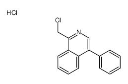 1-(chloromethyl)-4-phenylisoquinoline,hydrochloride Structure