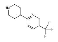 2-piperidin-4-yl-5-(trifluoromethyl)pyridine Structure
