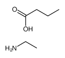 butanoic acid,ethanamine Structure