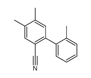 4,5-dimethyl-2-(2-methylphenyl)benzonitrile Structure