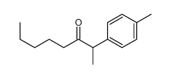 2-(4-methylphenyl)octan-3-one结构式