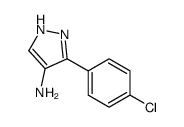 3-(4-chlorophenyl)-1H-pyrazol-4-amine Structure