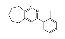 3-(2-methylphenyl)-6,7,8,9-tetrahydro-5H-cyclohepta[c]pyridazine Structure