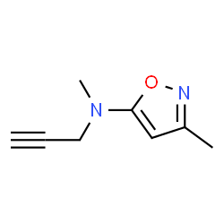 5-Isoxazolamine,N,3-dimethyl-N-2-propynyl-(9CI) structure