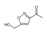 Ethanone, 1-[5-(hydroxymethyl)-3-isoxazolyl]- (9CI)结构式