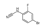 (4-bromo-2-fluorophenyl)cyanamide结构式