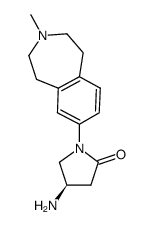 (R)-4-amino-1-(3-methyl-2,3,4,5-tetrahydro-1H-benzo[d]azepin-7-yl)pyrrolidin-2-one Structure