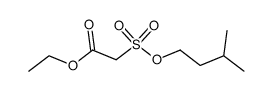 (3-Methyl-butoxysulfonyl)-acetic acid ethyl ester结构式