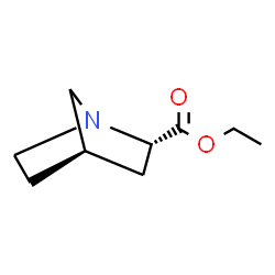 1-Azabicyclo[2.2.1]heptane-2-carboxylic acid, ethyl ester, (1R,2S,4R)-rel- Structure