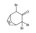 2,4,4-tribromo-8-oxabicyclo[3.2.1]oct-6-en-3-one结构式
