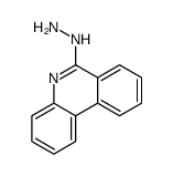 1-(菲啶-6-基)肼结构式