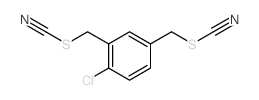 1-chloro-2,4-bis(thiocyanatomethyl)benzene结构式