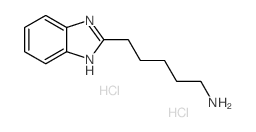 5-(1H-Benzoimidazol-2-yl)-pentylamine dihydrochloride结构式