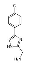 (4-(4-chlorophenyl)-1H-imidazol-2-yl)methanamine Structure