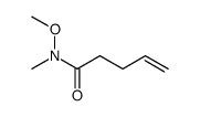 4-Pentenamide, N-methoxy-N-methyl结构式