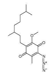 3-azido-2-methyl-5-methoxy-6-(3,7-dimethyloctyl)-1,4-benzoquinone picture