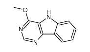 4-methoxy-5H-pyrimido[5,4-b]indole Structure