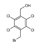 [4-(bromomethyl)-2,3,5,6-tetrachlorophenyl]methanol结构式