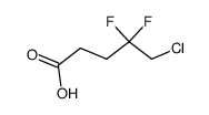 5-chloro-4,4-difluoropentanoic acid结构式