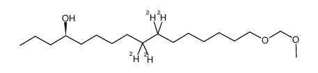 (R)-[9,9,10,10-2H4]-17,19-dioxaicosan-4-ol Structure