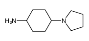 4-pyrrolidin-1-ylcyclohexan-1-amine Structure