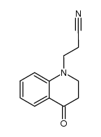 3-(4-oxo-3,4-dihydro-2H-[1]quinolyl)-propionitrile Structure