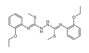 1.6-Bis-<2-aethoxy-phenyl>-S.S-dimethyl-bis-isothioharnstoff结构式