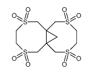 3,6,10,13-Tetrasulfo<6.6.1>propellan结构式