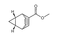 (1R,2R,4S,5S)-Tricyclo[3.2.2.02,4]nona-6,8-diene-6-carboxylic acid methyl ester结构式