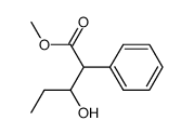 methyl 2-phenyl-3-hydroxypentanoate结构式