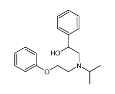 N-Isopropyl-N-(2-phenoxy-ethyl)-β-hydroxy-phenethylamin Structure