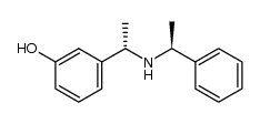 3-((S)-1-((S)-1-phenylethylamino)ethyl)phenol结构式