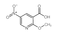 2-Methoxy-5-nitro-nicotinic acid structure