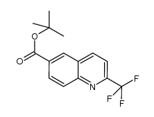 tert-butyl 2-(trifluoromethyl)quinoline-6-carboxylate结构式