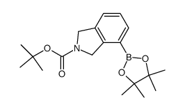 N-BOC-isoindoline-4-boronic acid, pinacol ester structure