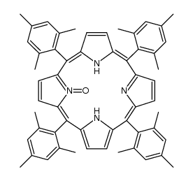 5,10,15,20-tetramesitylporphyrin 22-oxide结构式