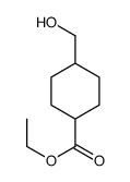 trans-Ethyl 4-(hydroxymethyl)cyclohexanecarboxylate Structure