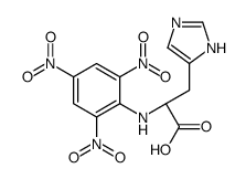 (2S)-3-(1H-imidazol-5-yl)-2-(2,4,6-trinitroanilino)propanoic acid结构式