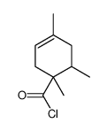 3-Cyclohexene-1-carbonyl chloride, 1,4,6-trimethyl- (9CI)结构式
